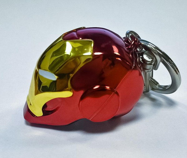 Marvel Comics Metal Keychain Iron Man Helmet 1
