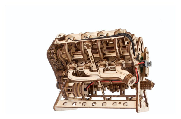 Ugears 3D Wooden Puzzle V8 Engine 12