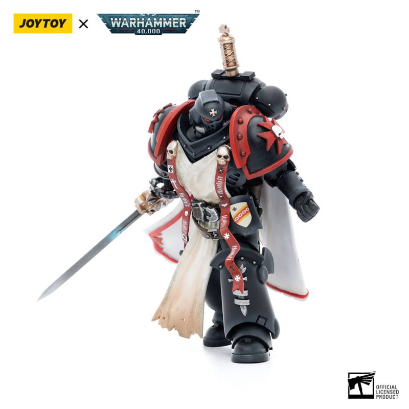 Warhammer 40k Action Figure 1/18 Black Templars Primaris Sword Brethren Eberwulf 12 cm 13