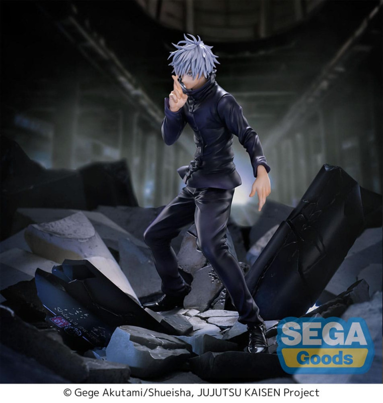 Jujutsu Kaisen Figurizm Luminasta PVC Statue Shibuya Incident Satoru Gojo Unlimited Void 21 cm 3