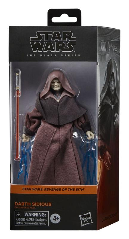 Star Wars Episode III Black Series Action Figure Darth Sidious 15 cm 4