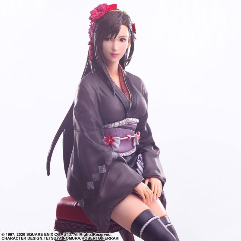 Final Fantasy VII Remake Static Arts Gallery Statue Tifa Lockhart Exotic Dress Ver. 23 cm 5