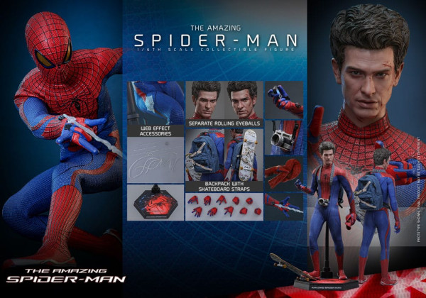 The Amazing Spider-Man Movie Masterpiece Action Figure 1/6 Spider-Man 30 cm 12