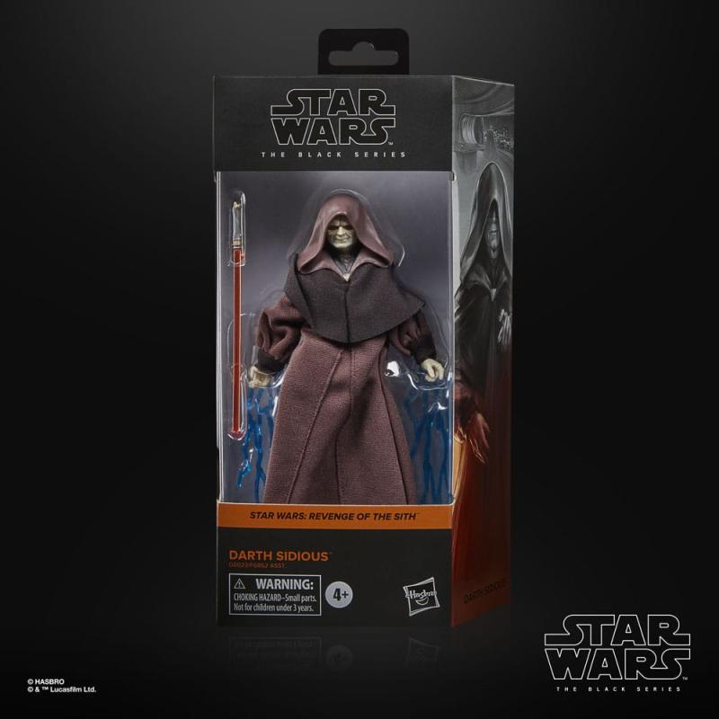 Star Wars Episode III Black Series Action Figure Darth Sidious 15 cm 3