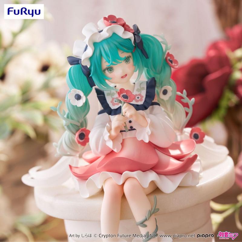 Hatsune Miku Noodle Stopper PVC Statue Hatsune Miku Flower Fairy Anemone 14 cm 5