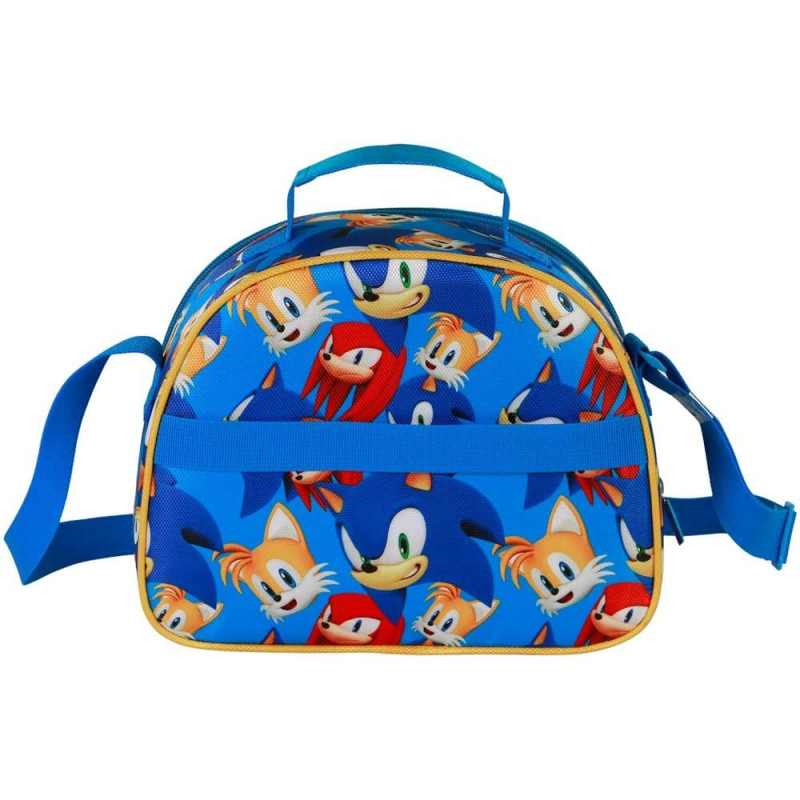 Sonic - The Hedgehog 3D Lunch Bag SEGA Go Blue 2