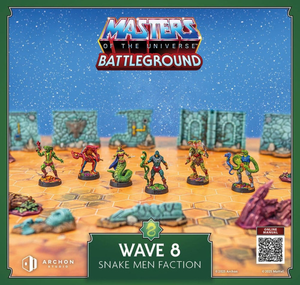 Masters of the Universe: Battleground Miniatures Game Wave 8: Snake Men Faction *Italian Version* 5
