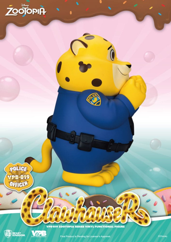 Zootopia Piggy Vinyl Bank Clawhauser 40 cm 3