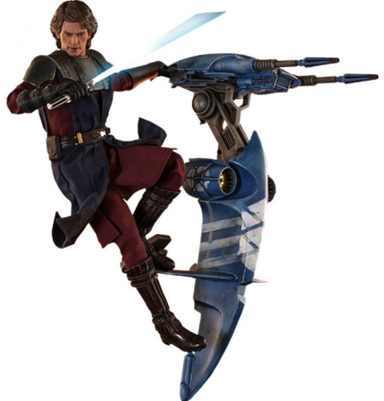 Star Wars The Clone Wars: Anakin Skywalker & STAP - Figure 1/6 - Hot Toys