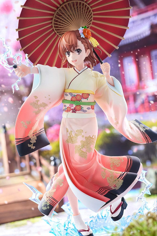 A Certain Scientific Railgun T Statue 1/7 Mikoto Misaka Furisode Kimono Ver. 28 cm 3