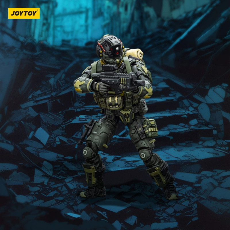 Steel Ride Corps Dark Source Action Figur Assaulter Rhett 7 cm 10