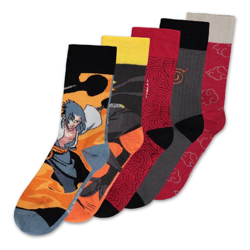 Naruto Shippuden Socks 5-Pack 35-38