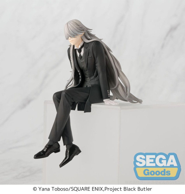 Black Butler: Boarding School Arc PM Perching PVC Statue Undertaker 13 cm 1
