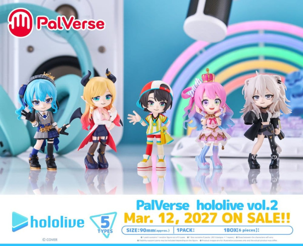 Hololive Production PalVerse Mini Figures Vol.2 Blind Box Display (6) 14