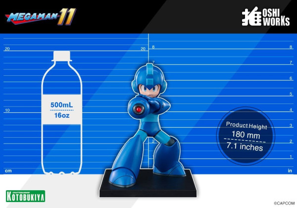 Mega Man Oshi Works PVC Figure Mega Man 18 cm 12