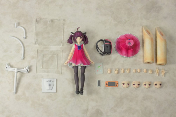 Tohoku Zunko Plastic Model Kit 1/12 Plafia Tohoku Kiritan Mini Figure Set 12 cm 9