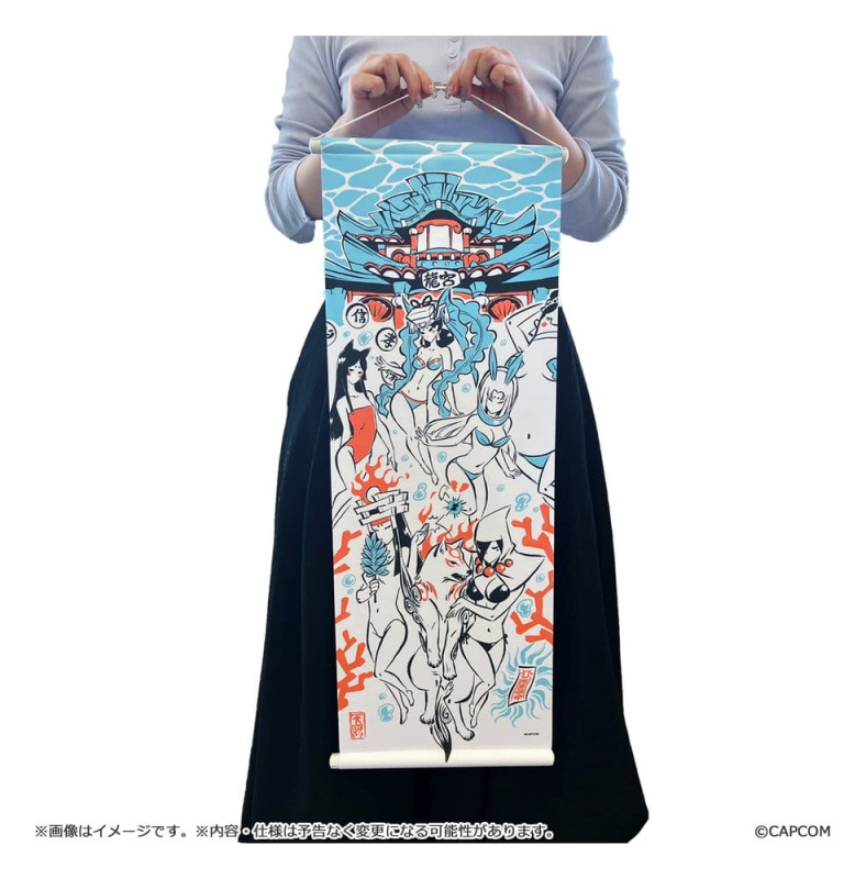 Okami 20th Anniversary Reprint Art Project Tapestry Summer 74 x 28 x 2 cm 2