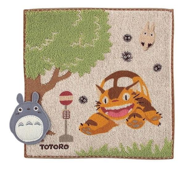 My Neighbor Totoro Mini Towel Bus Stop 25 x 25 cm