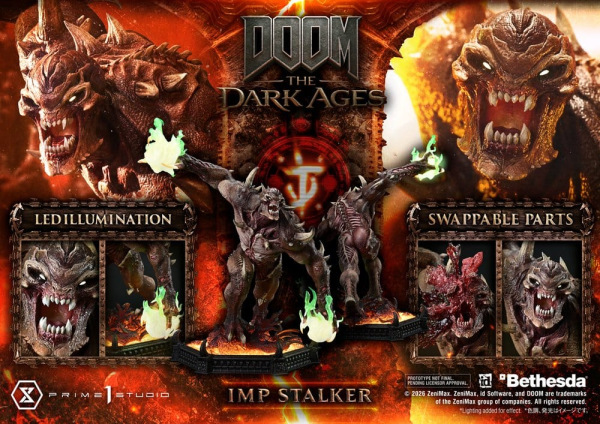 DOOM: The Dark Ages Ultimate Premium Masterline Series Statue 1/4 Imp Stalker 77 cm 2