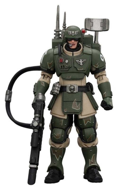 Warhammer Action Figure Astra Militarum Kasrkin 3 with Hot-shot Lasgun and Vox-caster