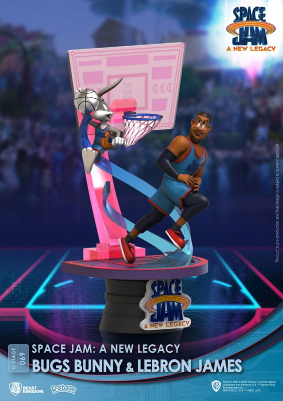 Space Jam: A New Legacy D-Stage PVC Diorama Bugs Bunny & Lebron James New Version 15 cm 2