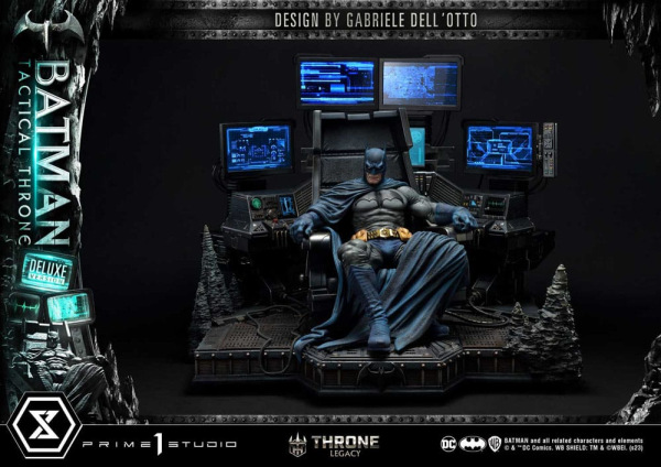 DC Comics Throne Legacy Collection Statue 1/3 Batman Tactical Throne Deluxe Bonus Version 57 cm 12