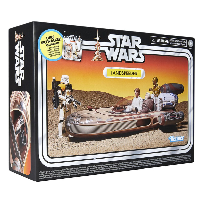Star Wars Episode IV Vintage Collection Vehicle with Figure Landspeeder & Luke Skywalker (Tatooine) 3