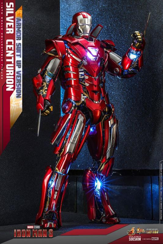 Iron Man 3: Silver Centurion 1/6 Movie Masterpiece Action Figure - Hot Toys