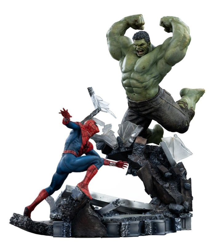 Marvel Comics Art Scale Statue 1/10 Spider-Man vs Hulk 38 cm 1