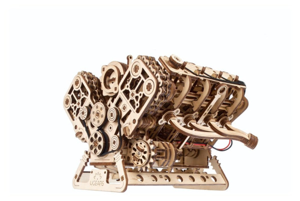 Ugears 3D Wooden Puzzle V8 Engine 8