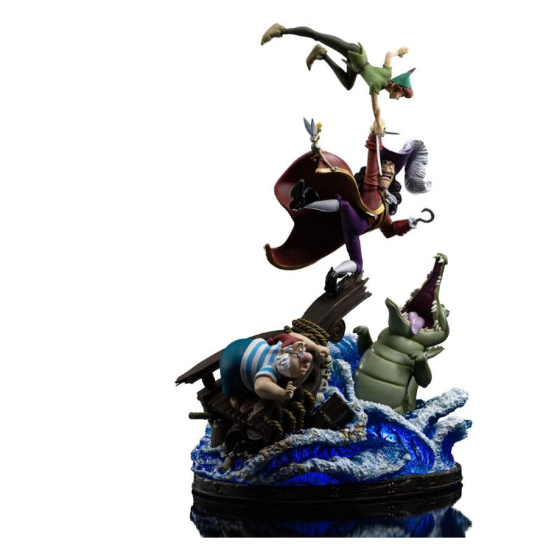 Disney: Peter Pan vs Hook 1/10 Deluxe Art Scale Statue - Iron Studios