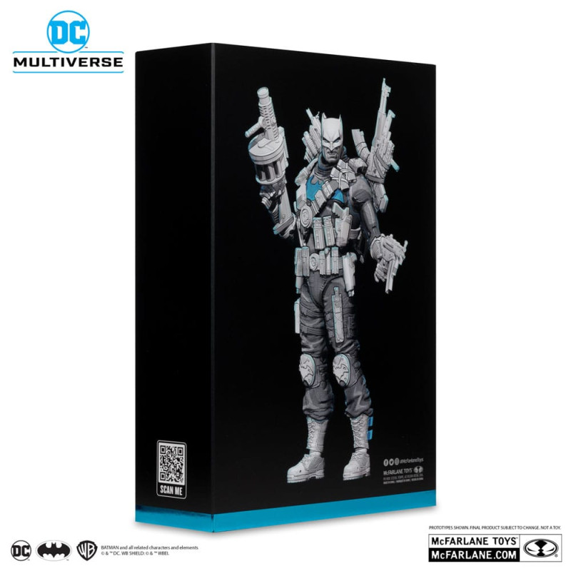 DC Multiverse Action Figure The Grim Knight (Dark Nights Metal) (Black & White Accent Edition) (Gold 9