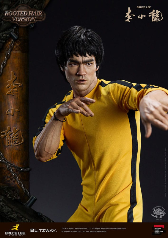 Bruce Lee Superb Scale Statue 1/4 50th Anniversary Tribute (Rooted Hair Version) 55 cm 7