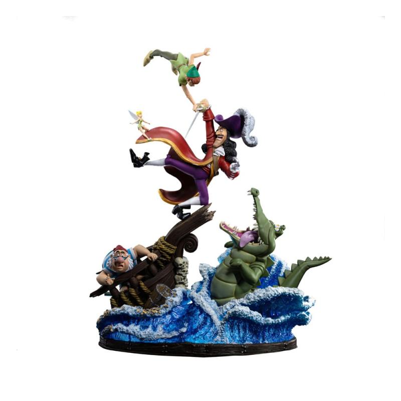 Disney: Peter Pan vs Hook 1/10 Deluxe Art Scale Statue - Iron Studios