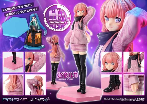 Vocaloid Piapro Characters Prisma Wing PVC Statue 1/7 Megurine Luka (Art by lack) 23 cm 3