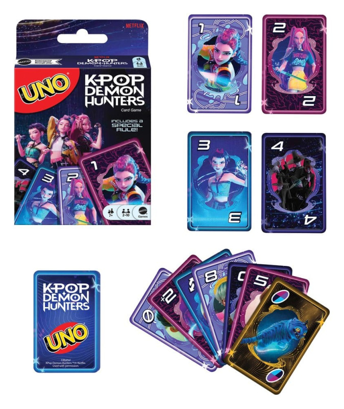 KPop Demon Hunters UNO Card Game 2