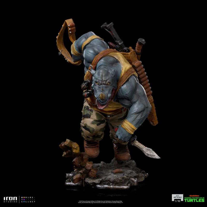 Teenage Mutant Ninja Turtles: Rocksteady 1/10 BDS Art Scale Statue - Iron Studios
