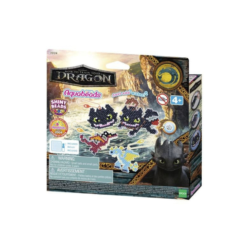 How To Train Your Dragon Aquabeads Craft kit key ring