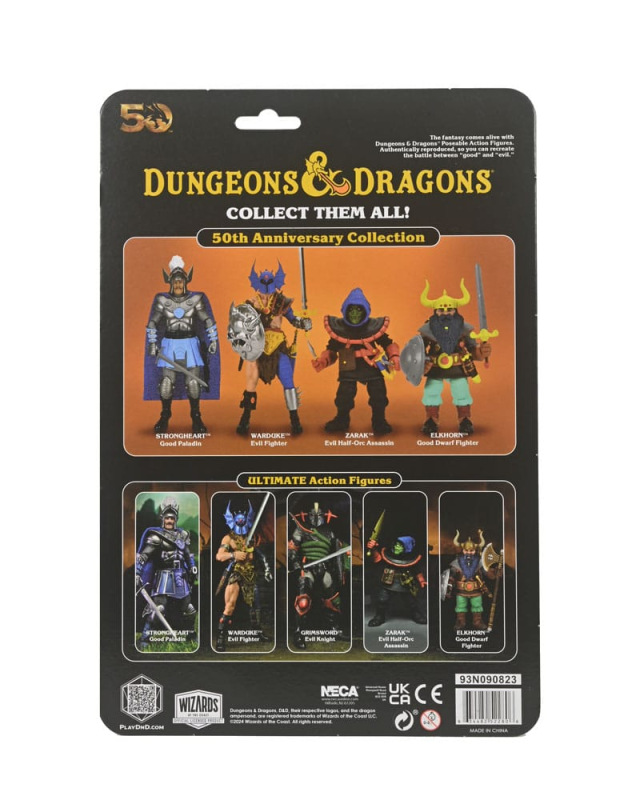 Dungeons & Dragons Action Figure 50th Anniversary Warduke on Blister Card 18 cm 2