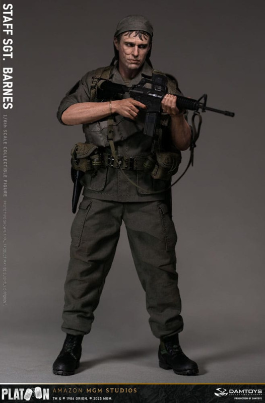 Platoon Action Figure 1/6 Staff Sergeant Barnes 30 cm 5