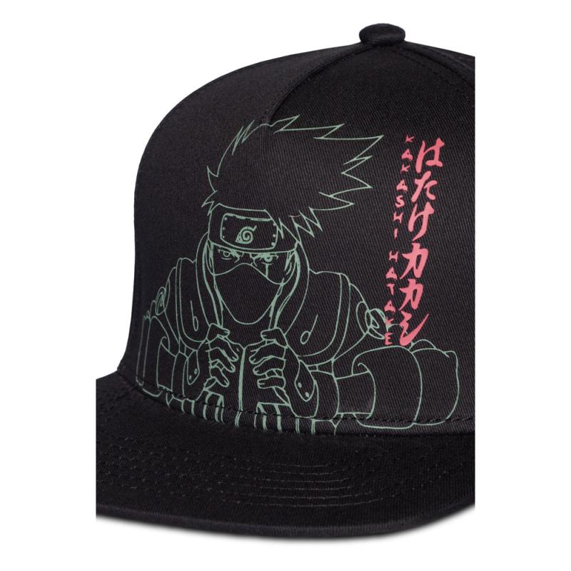 Naruto Shippuden Snapback Cap Kakashi Line Art