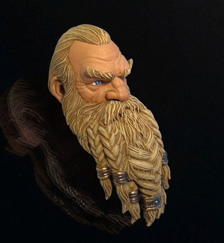 Mythic Legions: Rising Sons Action Figure Accessorys Dwarf Head 1