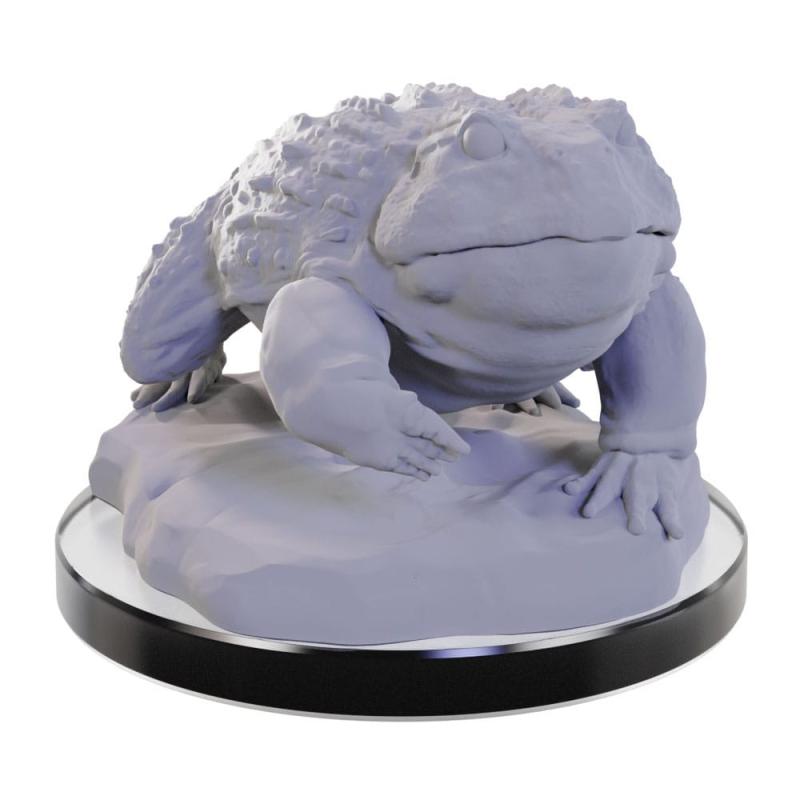 WizKids Deep Cuts Miniatures Unpainted Miniatures 2-Pack Giant Frogs 2