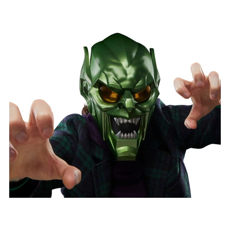 Spider-Man: No Way Home Marvel Legends Roleplay Replica Green Goblin Premium Helmet 11