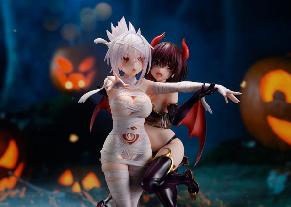 Ayakashi Triangle PVC Statue Matsuri Kazamaki & Suzu Kanade & Shirogane 25 cm 5