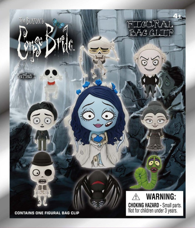 Corpse Bride 3D PVC Bag Clips Series 1 Blind Bag Display (24) 1