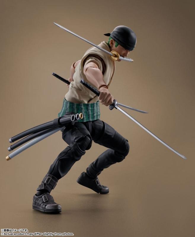 One Piece S.H. Figuarts Action Figure Roronoa Zoro (Netflix) 14 cm