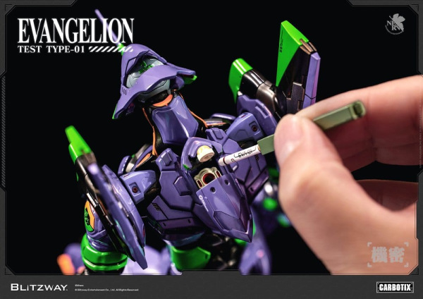 Evangelion Carbotix Action Figure Evangelion Unit-01 Test Type (Standard Ver.) 33 cm 12