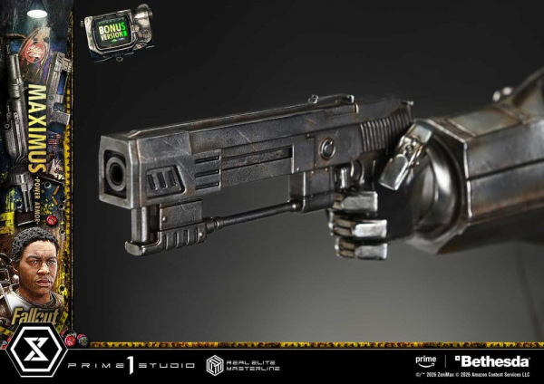 Fallout Real Elite Masterline Statue 1/4 Maximus Power Armor DX Bonus Version 67 cm 7