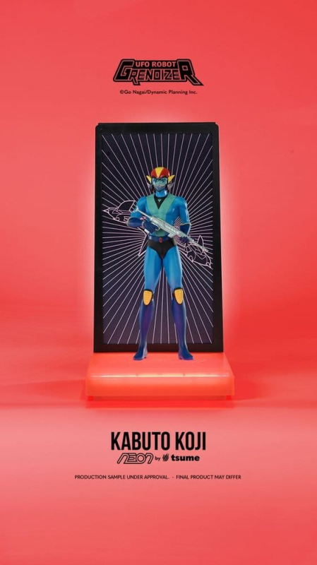 Grendizer Neon Figure 1/9 Kabuto Koji - Alcor 25 cm